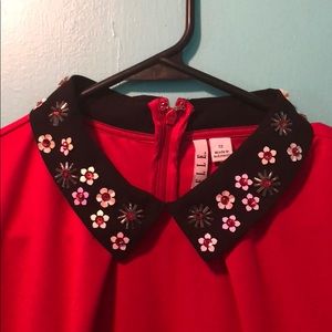 Elle dress with Peter Pan collar